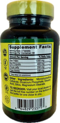 Close-up of Nature Cure Bee Caps tablet color and size