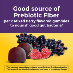 Nutrition facts and ingredients label for Nature Made gummies