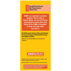 36-day supply packaging for Nature Made SAM-e Complete 400 mg