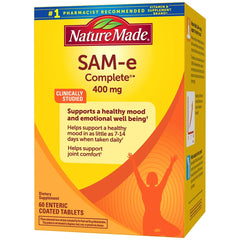 Nature Made SAM-e Complete 400 mg packaging and bottle