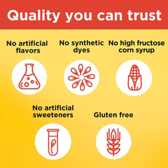 Gummy bottle ingredients highlight: pectin-based, gluten-free