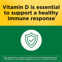 180-count bottle of Nature Made Vitamin D3 1000 IU softgels