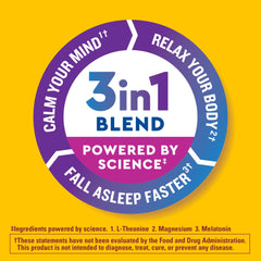 Ingredients: L-theanine 200 mg and magnesium citrate 100 mg