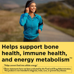 Back label on Nature Made Women's Multivitamin with Omega-3 Gummies bottle