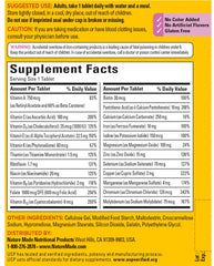 Close-up of Nature Made Women's Multivitamin tablets