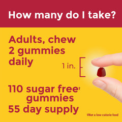 Gluten-free and aspartame-free icons on Nature Made packaging