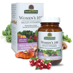 Bottle of Nature's Answer Women's 100 Multivitamin with 60 Vegetarian Capsules