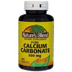 Back view of Nature's Blend bottle showing 100 count pack (pack of 2)