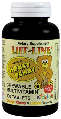 Nature's Blend Honey Bears Chewable Multivitamin bottle with label