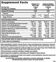 Packaging of Nature's Blend Honey Bears Chewable Multivitamin