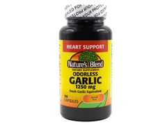 Nature's Blend Odorless Garlic bottle and label