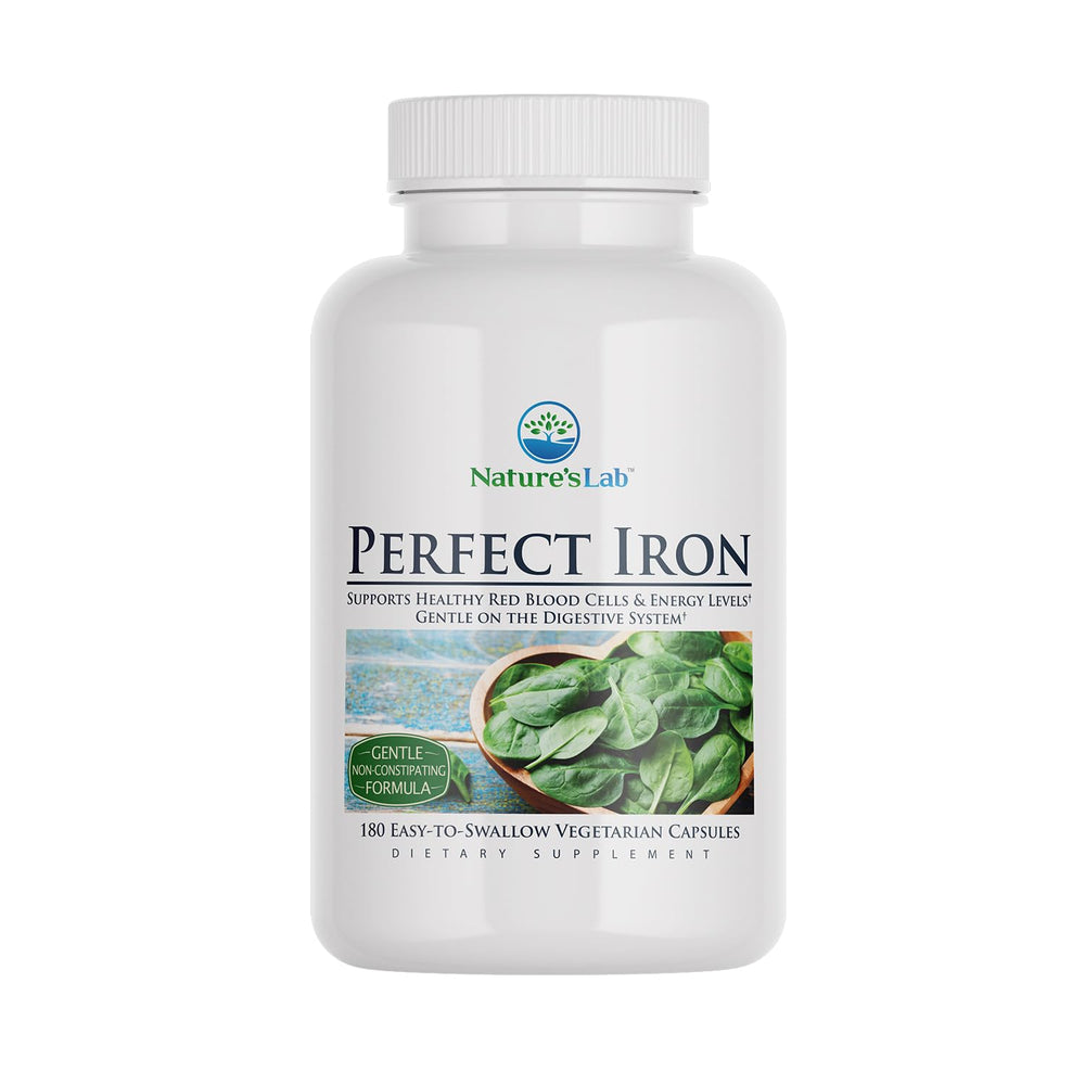 Bottle of Nature's Lab Perfect Iron 25mg