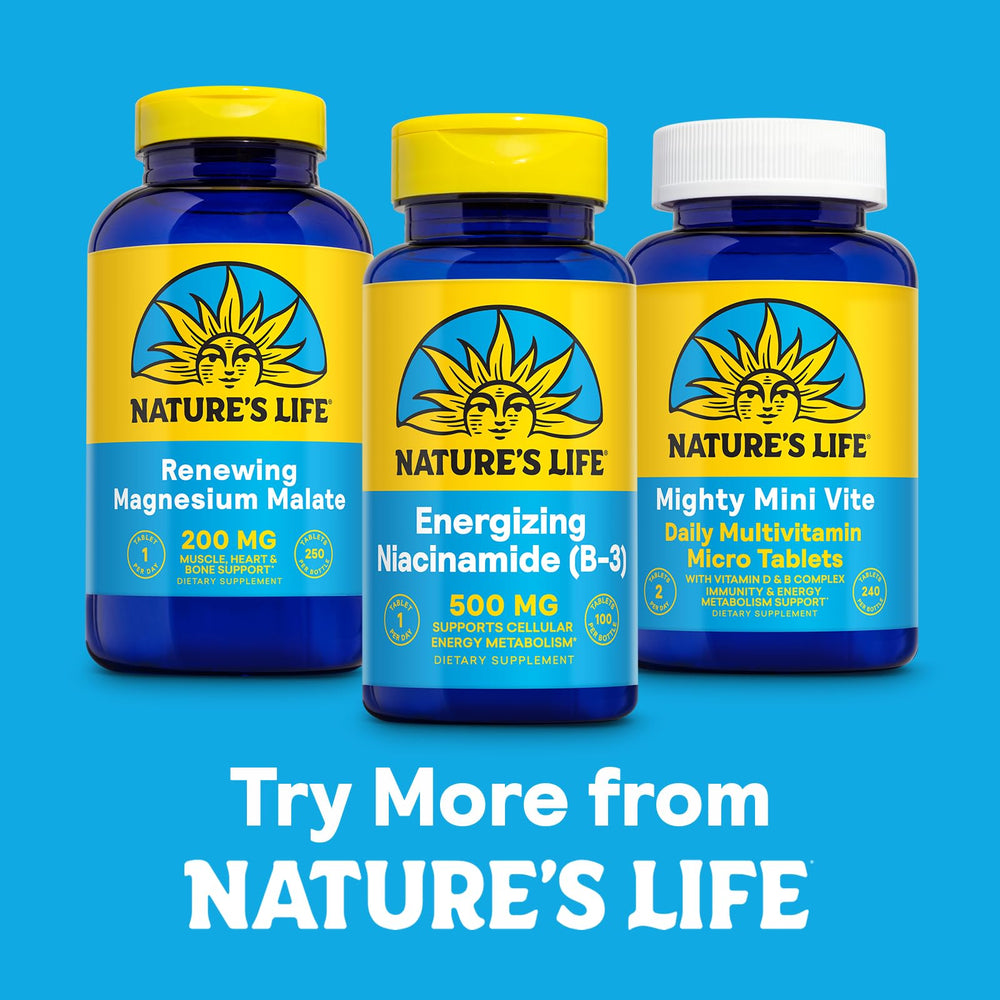 Lifestyle image showing energy with Niacinamide supplement bottle