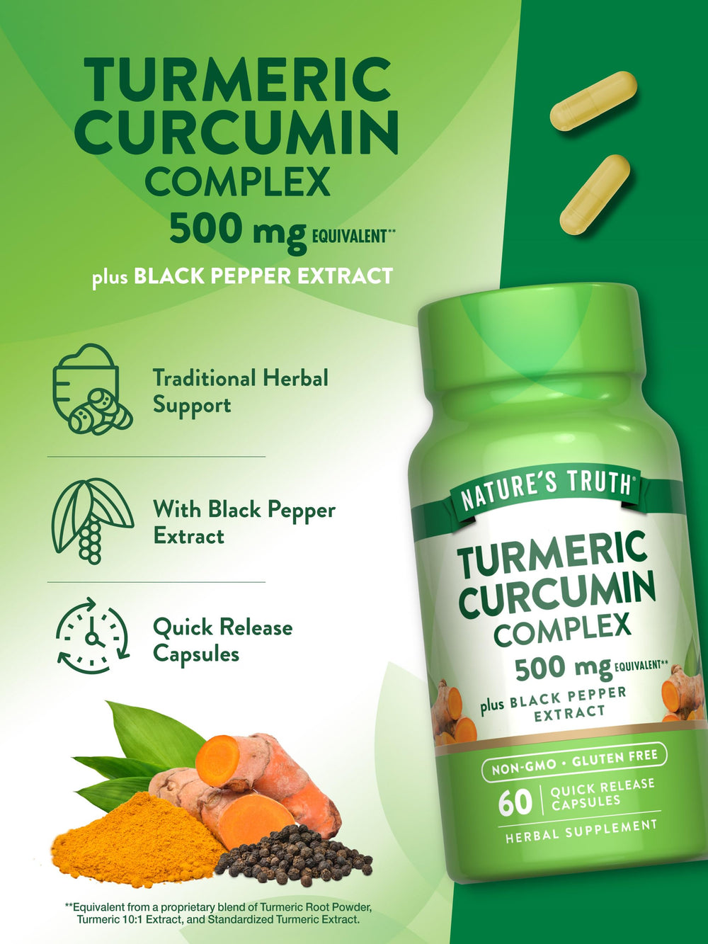 Quality and transparency seals on Nature's Truth packaging