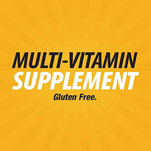 Lifestyle scene with adults taking multivitamin