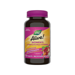 Front view of Nature's Way Alive! Women's Complete Multivitamin bottle