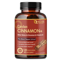 NATURE TARGET Ceylon Cinnamon Capsules hero image