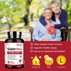 Nature Target CoQ10 120-count bottle packaging