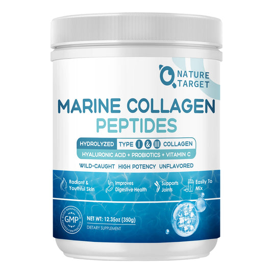 Nature Target Marine Collagen Powder bottle (hero image)