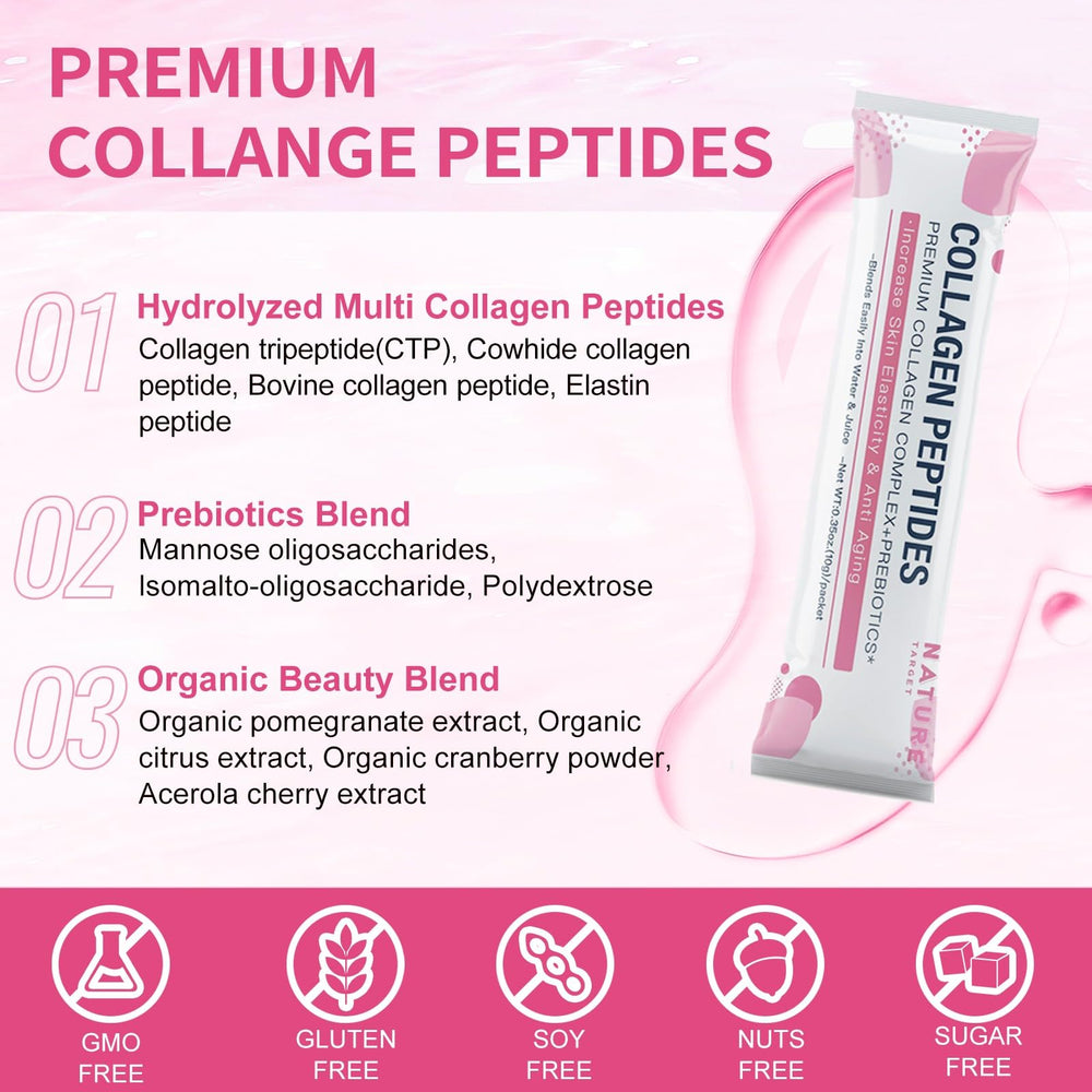 Individual 11g collagen powder packets