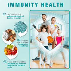 Illustration of 30 probiotic strains in Nature Target Probiotics