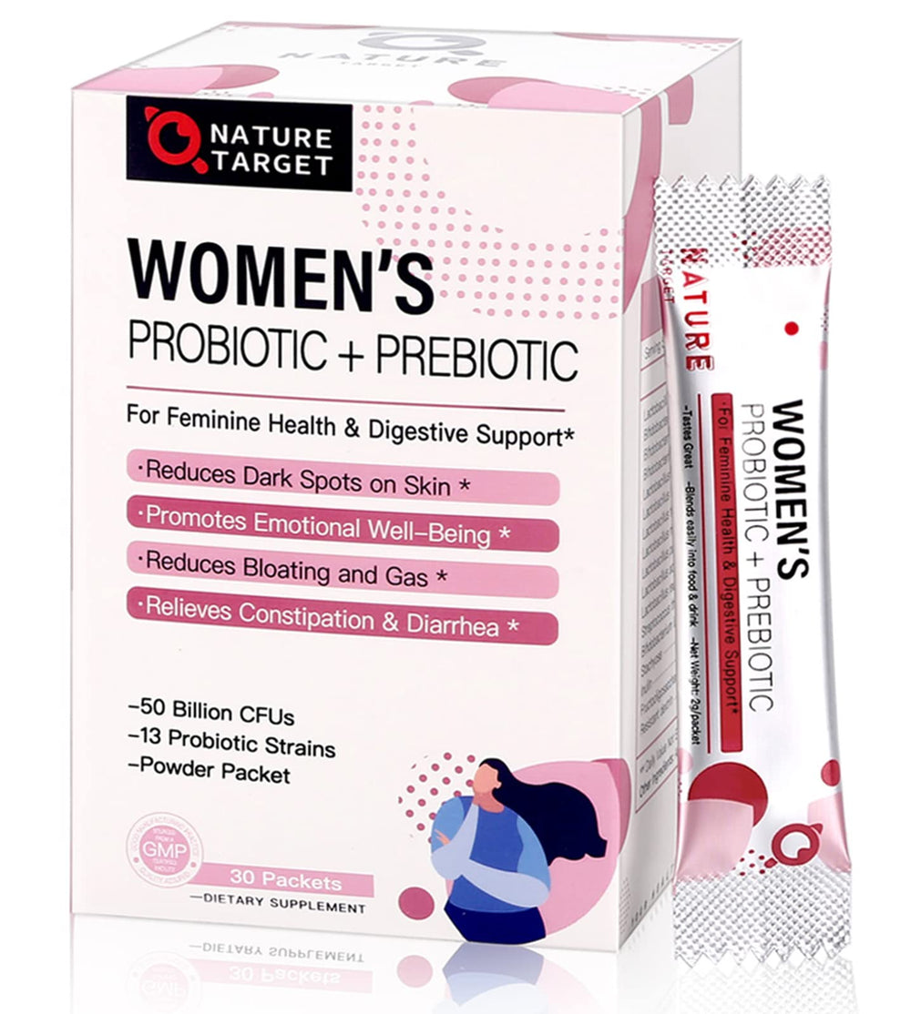 Nature Target Probiotics for Women powder bottle