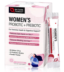 Nature Target Probiotics for Women powder bottle