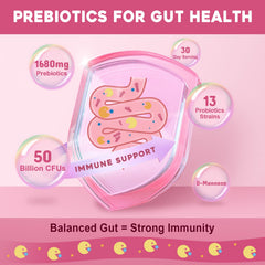 Probiotic powder dissolving in water