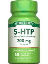 Nature's Truth 5HTP 200mg capsules bottle - 50 count