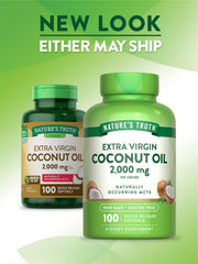 Close-up of expeller-pressed coconut oil label