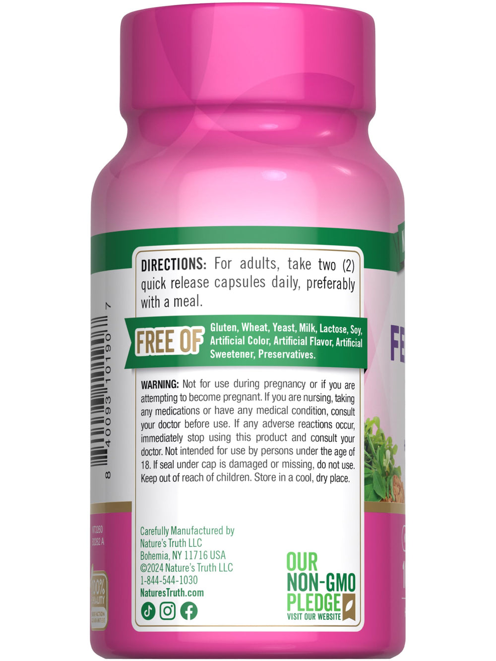 Illustration of using fenugreek capsules for nursing mothers