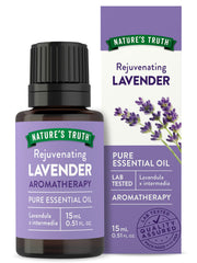 Bottle of Nature's Truth Aromatherapy Lavender Essential Oil 15 mL