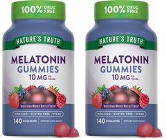 Front view of Nature's Truth Melatonin Gummies Berry (pack of 2)