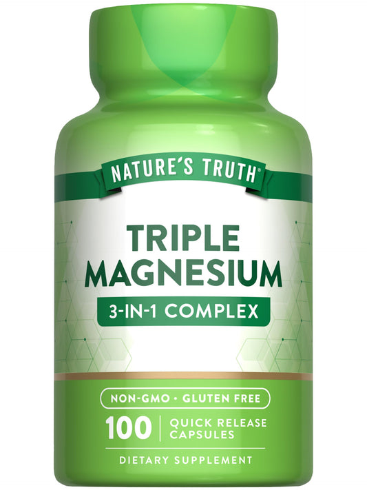 Bottle of Nature's Truth Triple Magnesium Complex