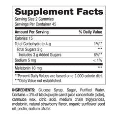 Label highlighting gluten-free and preservative-free formula