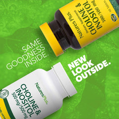 Close-up of Choline & Inositol tablets