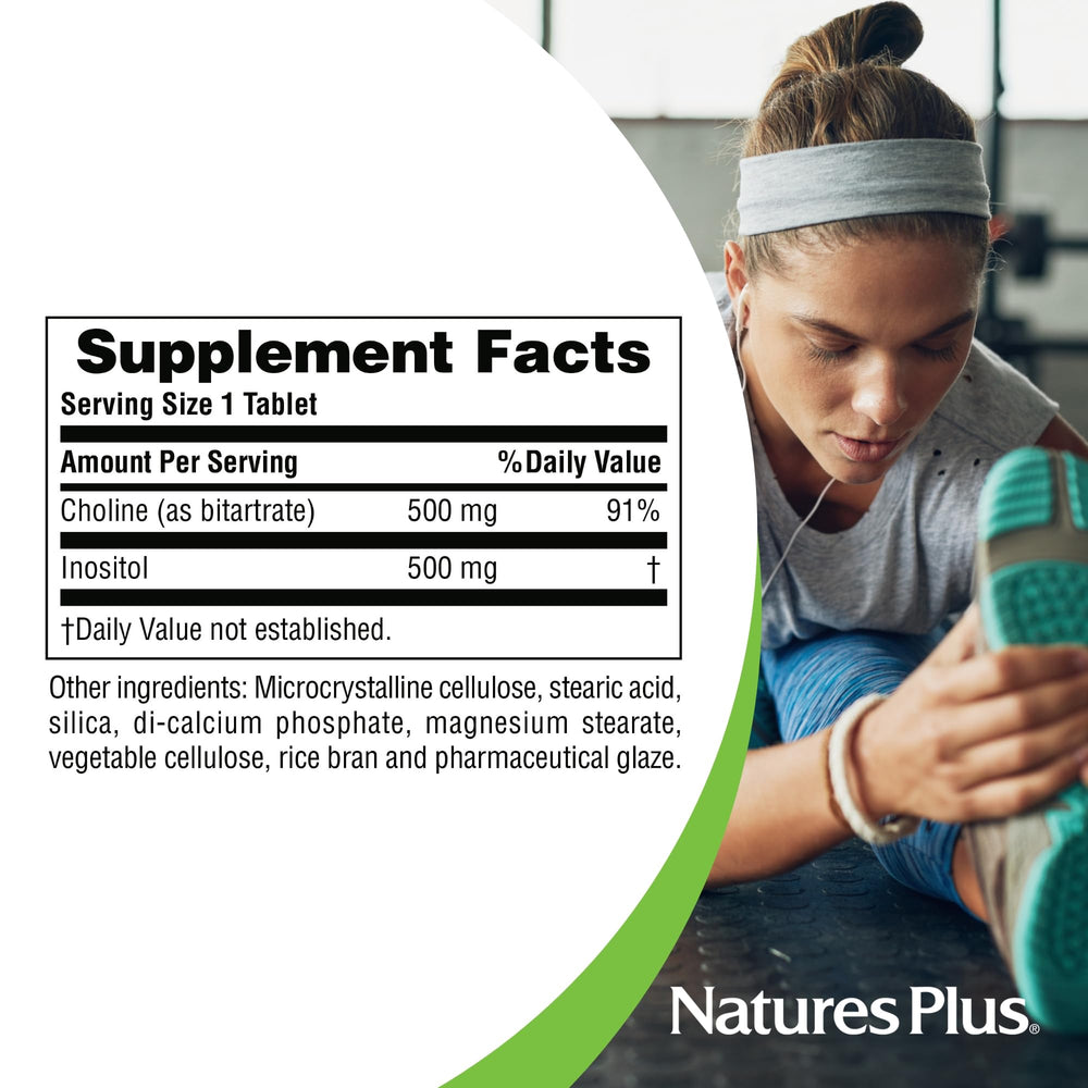 Gluten-free Choline & Inositol supplement packaging