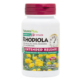Nature's Plus Rhodiola Extended Release 1000mg bottle and packaging - 30 vegan tablets