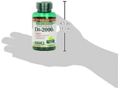 Vitamin D3 2000 IU bottle on a retail shelf