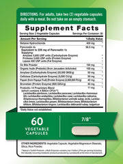 Graphic illustrating 14 probiotic strains and 4 Billion CFU per serving
