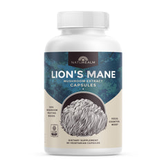 Naturealm Lions Mane Mushroom Supplement hero image