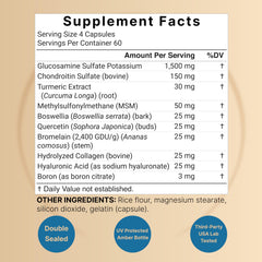 Graphic highlighting NatureBell's 10-in-1 joint support ingredients