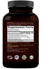 Non-GMO and gluten-free certification icons on the label