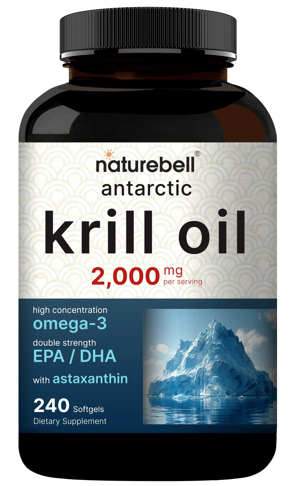 Astaxanthin 800mcg noted on label