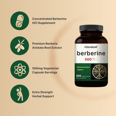 Graphic of premium 5:1 Berberine root extract