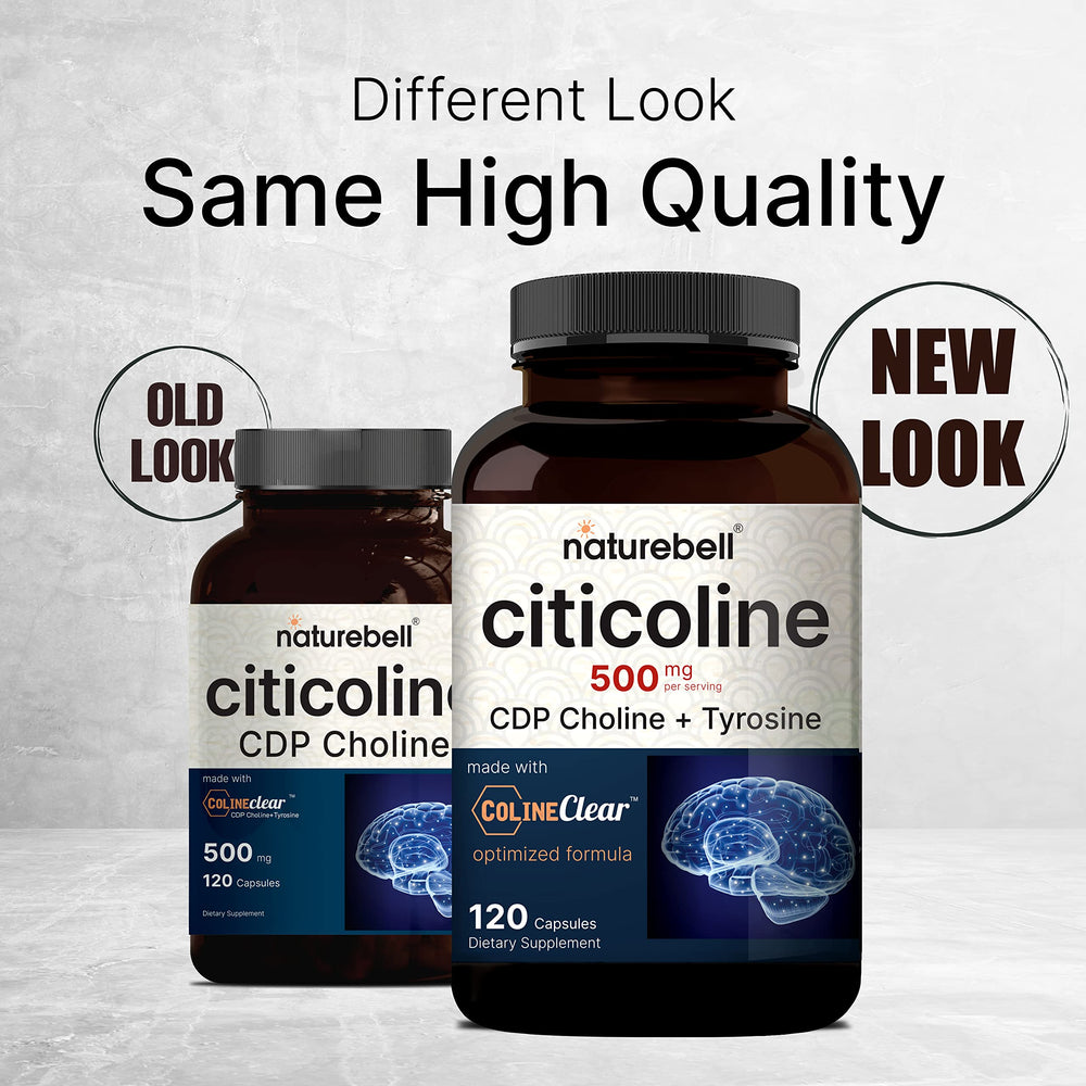 NatureBell Citicoline 120-capsule bottle