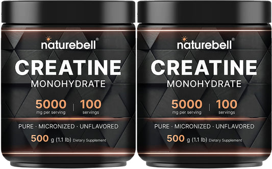 NatureBell 2-pack creatine monohydrate powder packshot