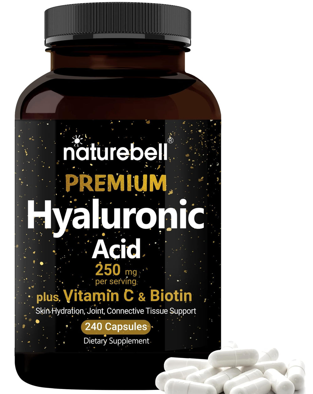 Close-up of HA capsule texture for NatureBell