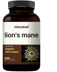 NatureBell Lion's Mane capsules bottle front