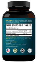 NatureBell Magnesium Glycinate 1000mg bottle on white background